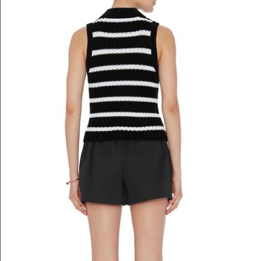 Intermix Shiloh striped Mock Neck